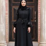 اجمل عبايات خليجية سوداء للبنات في مصر