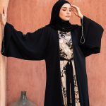 عبايات سوداء فخمة للمناسبات