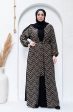 اشكال عبايات خروج سوداء بناتي في مصر