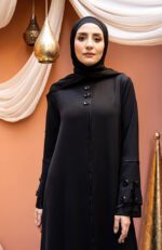 عبايه سوداء ساده