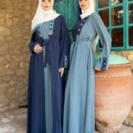 عبايات خريفية بألوان دافئة