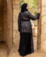 اجمل عبايات خروج سوداء شيك للبنات