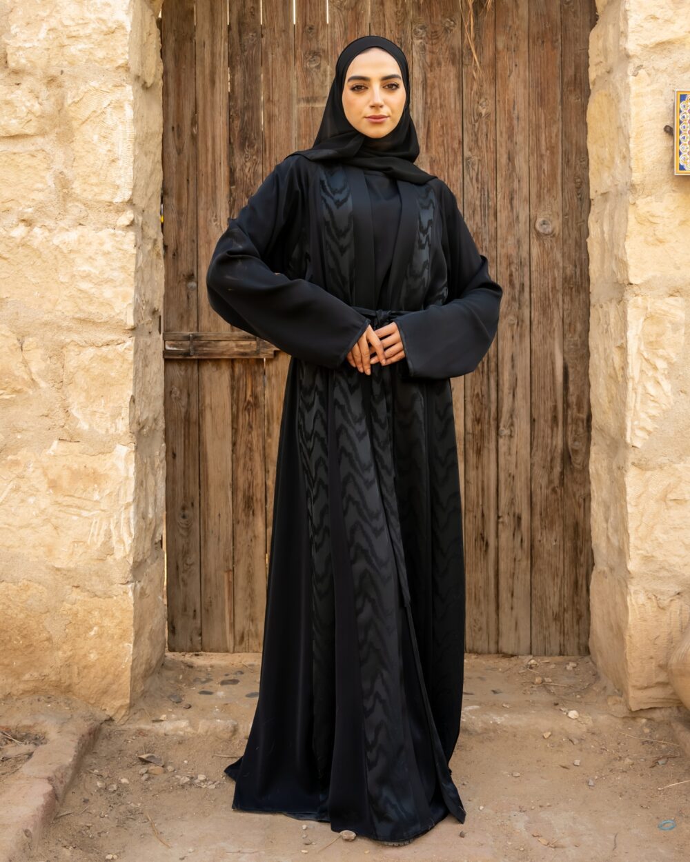 عبايات خليجيه راقية سوداء للمحجبات