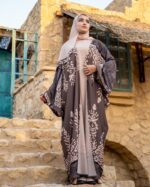 انواع عبايات خليجية اماراتية ملونة للبنات