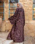 انواع عبايات خليجية اماراتية ملونة