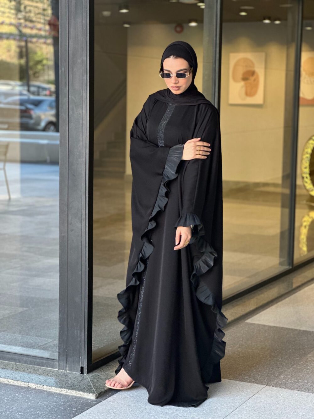 عبايات خروج سوداء مصرية