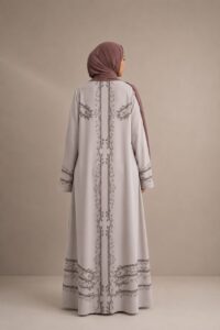 عبايه خليجيه ملونه
